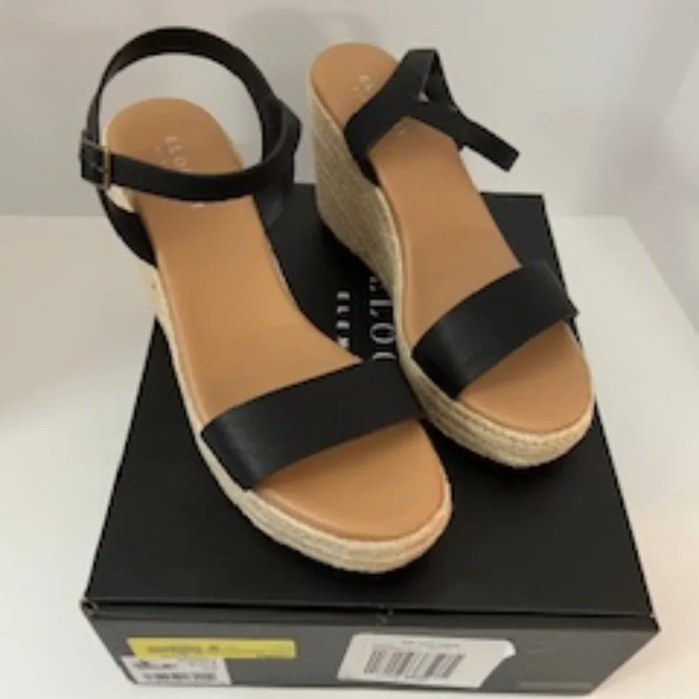 Eloquii Elements Women's Black Espadrilles 8W